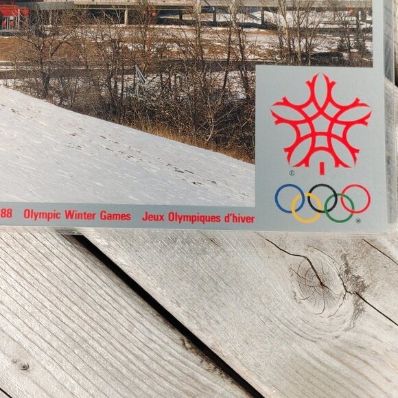 Vintage 1988 Calgary Winter Olympics Placemat - Picture 3 of 4